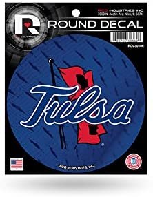 Tulsa Hurricanes 4" Round Decal University of