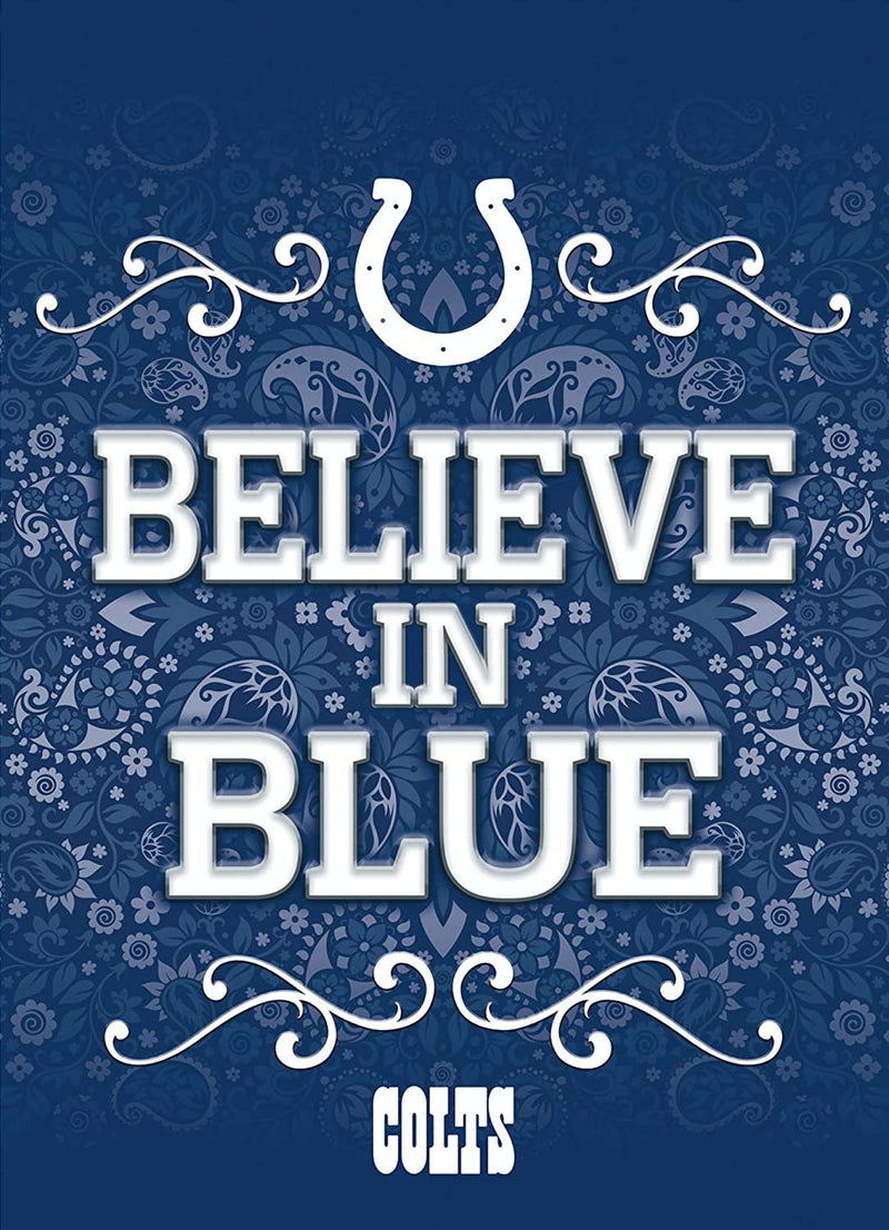 Indianapolis Colts Premium Garden Flag Banner, Double Sided, 13x18 Inch