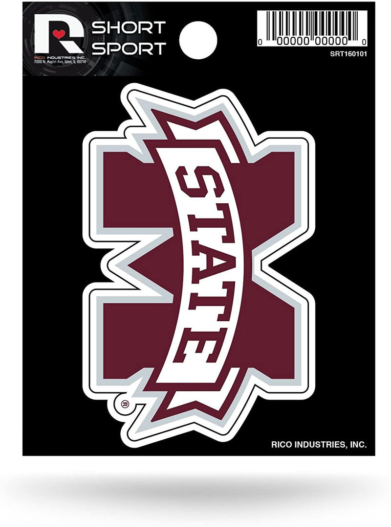 Mississippi State University Bulldogs 3 Inch Decal Sticker Die Cut Flat Vinyl Full Adhesive Backing