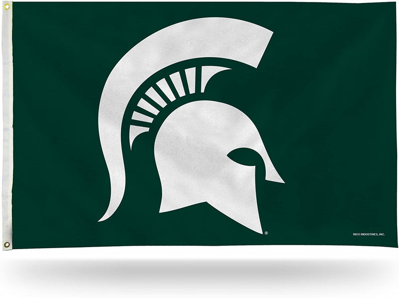 Michigan State University Spartans Premium 3x5 Flag Banner Metal Grommets Outdoor Indoor