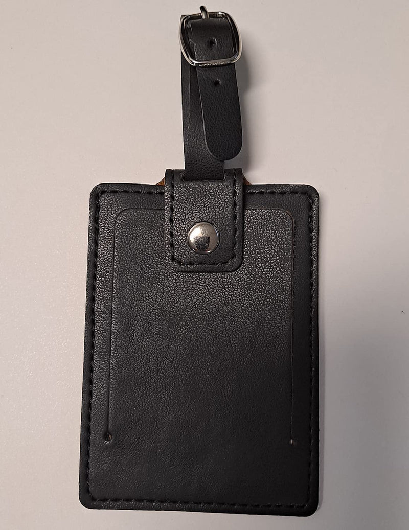 Los Angeles Chargers Luggage Bag Tag Laser Engraved Ultra Suede Includes ID Card