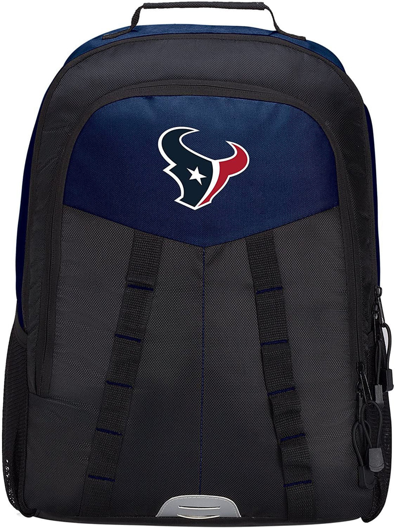 Houston Texans Backpack Premium Embroidered Heavy Duty Scorcher Design, 18.5x12.5x5 Inch