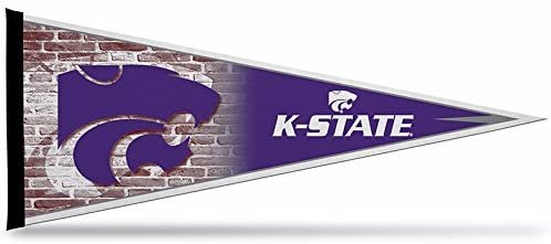Kansas State University Wildcats Soft Felt Pennant, Primary Design, 12x30 Inch, Easy To Hang