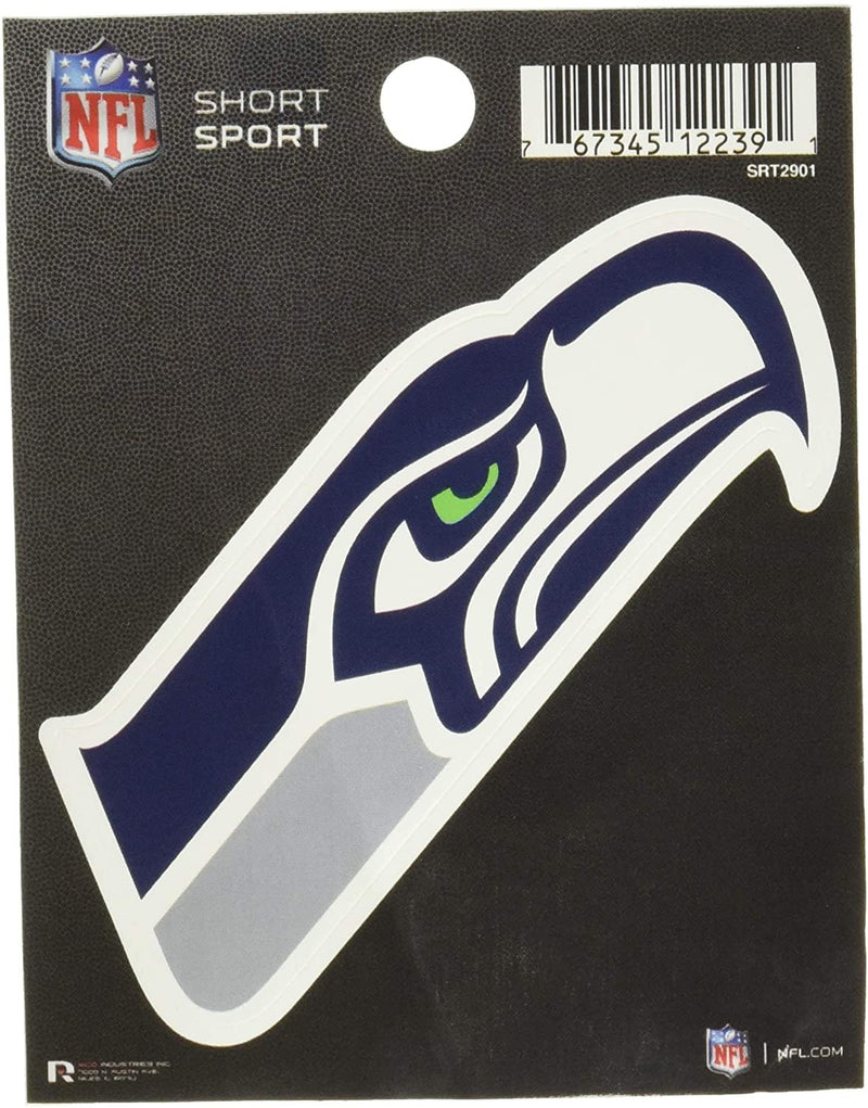 Seattle Seahawks 3 Inch Decal Sticker Flat Vinyl Full Adhesive Backing