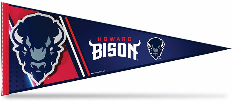 Howard University Bison Primary 12" x 30" Soft Felt Pennant