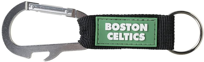 Boston Celtics Premium Carabiner Clip Keychain Bottle Opener Combo