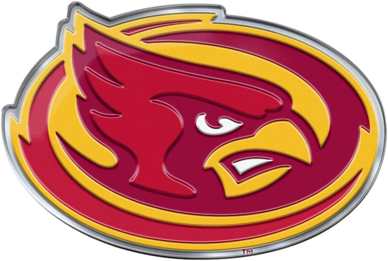 Iowa State University Cyclones BYU Color Auto Emblem Aluminum Metal