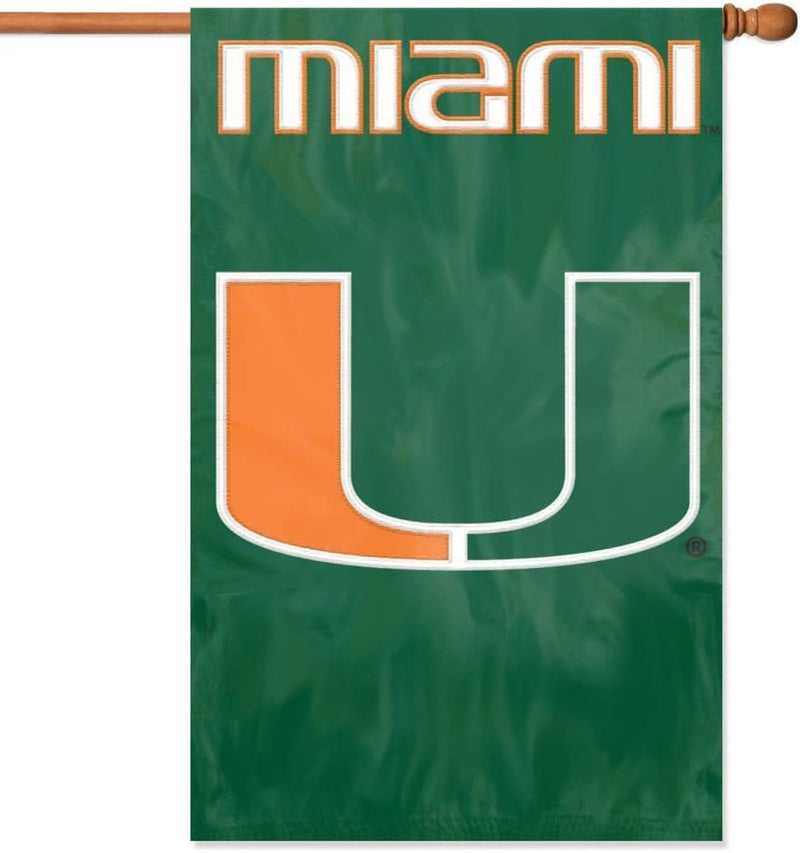 Miami Hurricanes 28"x44" House Flag Banner