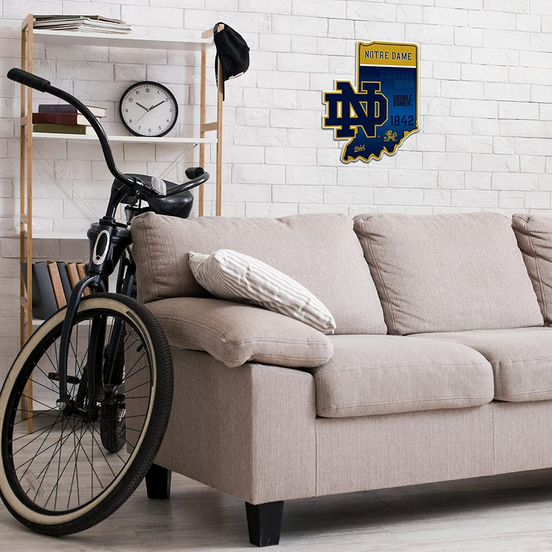 Notre Dame Fighting Irish Pennant State Shape 18 Inch Soft Felt University of