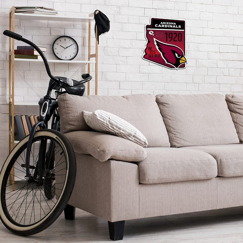 Arizona Cardinals Pennant State Shape 18 Inch Soft Felt