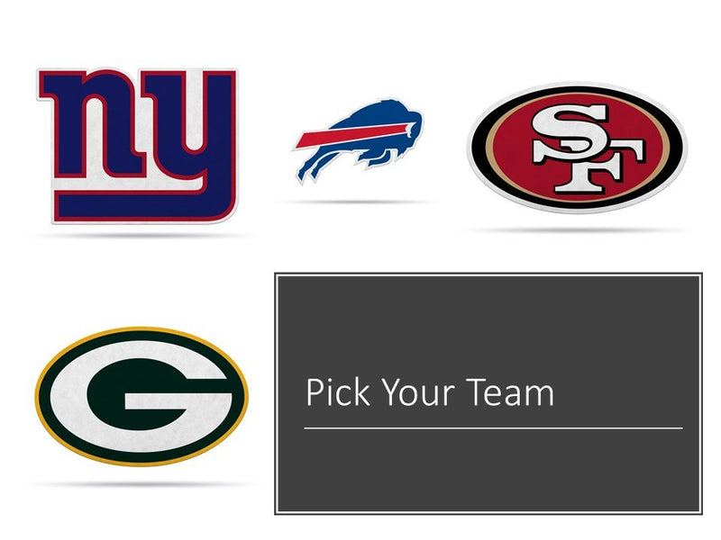 San Francisco 49ers Pennant Primary Logo 18 Inch Soft Felt