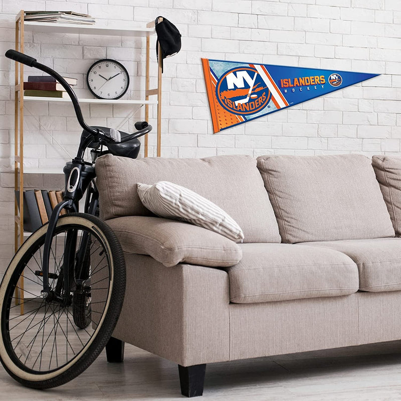 Rico Industries NHL New York Islanders 12" X 30" Soft Felt Pennant - Home/Wall Décor