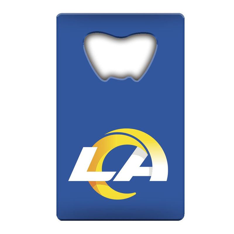 Los Angeles Rams Heavy Duty Metal Bottle Opener Credit Card Size 2 x 3.25 Inch