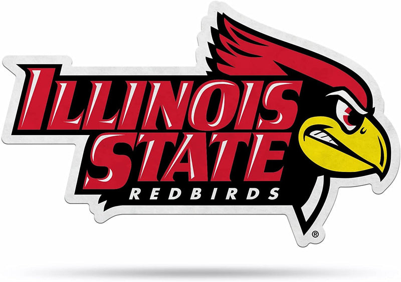 Illinois State University Redbirds Soft Felt Pennant, State Design, Shape Cut, 18 Inch, Easy To Hang