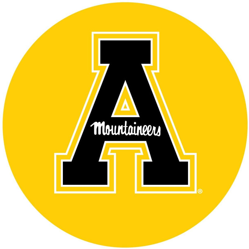 Appalachian State Mountaineers RR 4" Round Vinyl Decal Auto Home University of