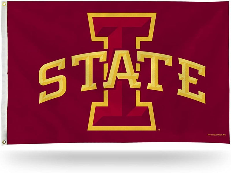 Iowa State University Cyclones Premium 3x5 Feet Flag Banner Big I Design Metal Grommets Outdoor Indoor
