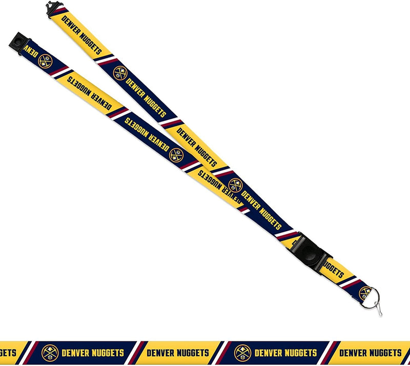 Denver Nuggets Lanyard Keychain Safety Breakaway Double Sided