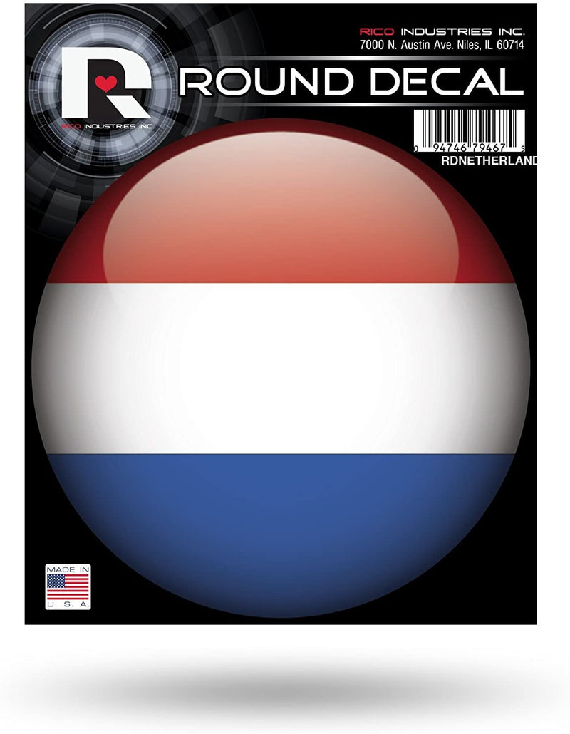Netherlands World Cup Soccer Round Decal