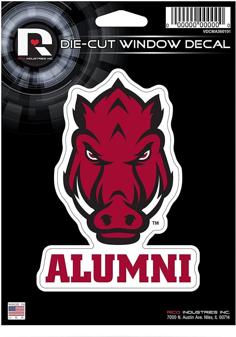 Arkansas Razorbacks Alumni 5" Decal Sticker Flat Vinyl Die Cut Auto Home Emblem University of