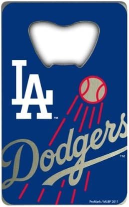 Los Angeles Dodgers Heavy Duty Metal Bottle Opener Credit Card Size 2 x 3.25 Inch
