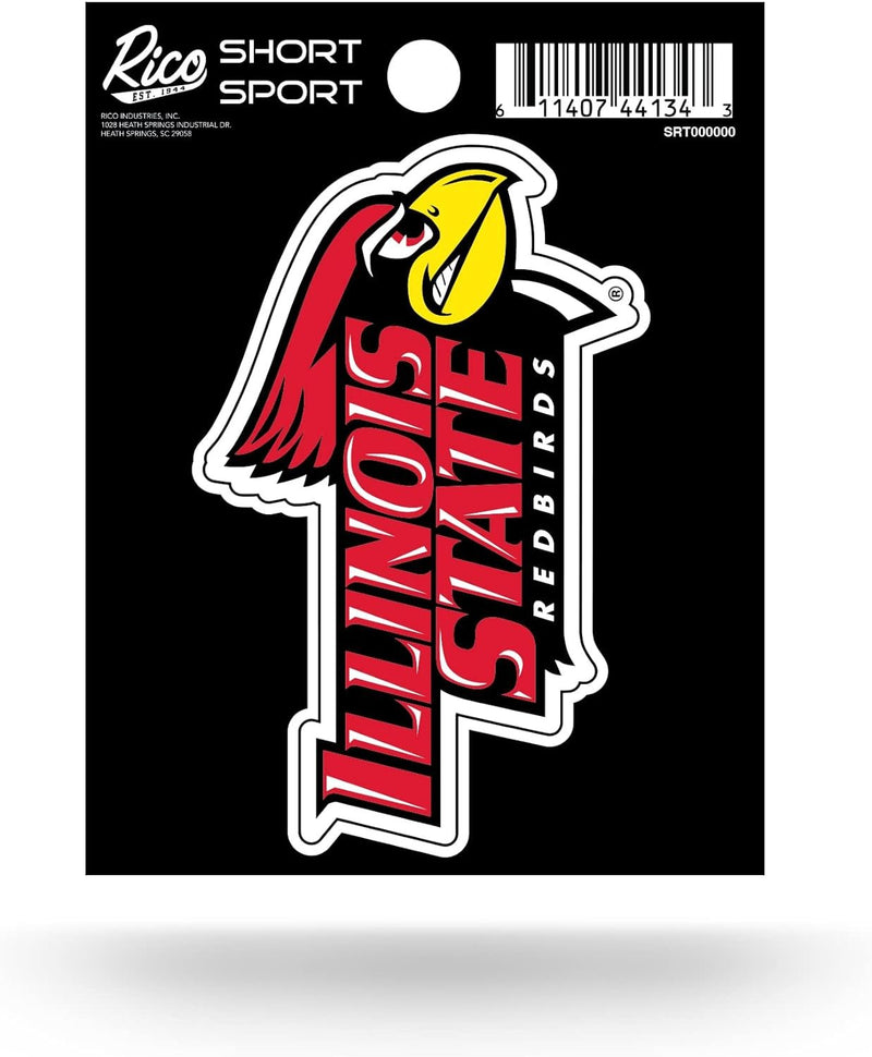 Illinois State University Redbirds 3 Inch Decal Sticker, Flat Vinyl Die Cut, Full Adhesive Backing