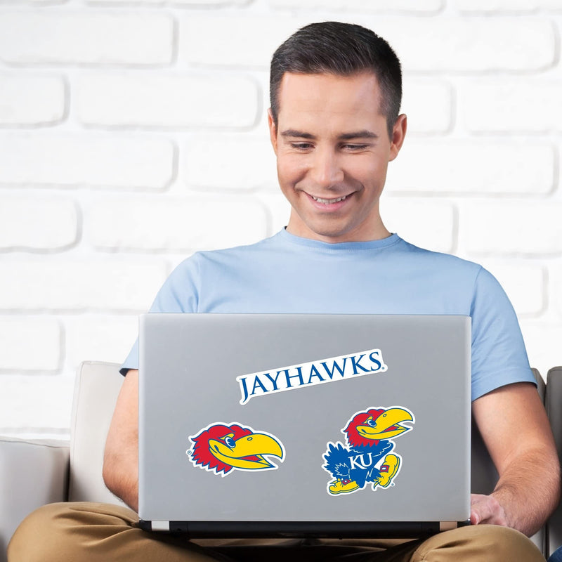 Chicago Bears 3 Piece Die Cut Decal Triple Sticker Sheet, 5x7 Inch