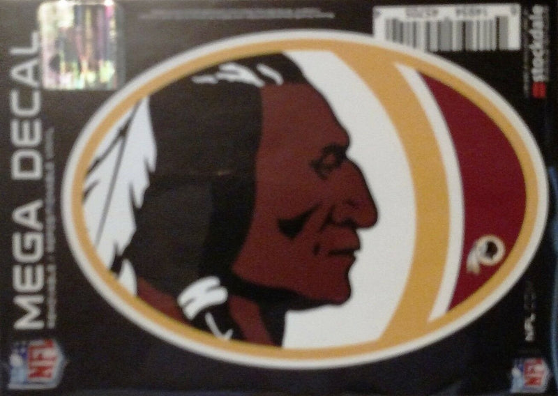 Washington Redskins MEGA Design 5" Decal Repositionable Vinyl Sticker Football