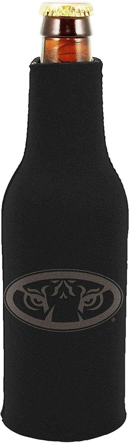 Auburn Tigers 2-Pack Zipper Bottle Tonal Black Beverage Insulator Neoprene Holder Cooler Coolie University of