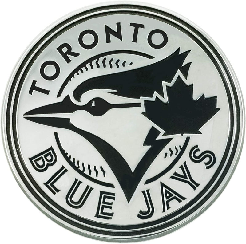 Toronto Blue Jays Solid Metal Raised Auto Emblem Decal Adhesive Backing
