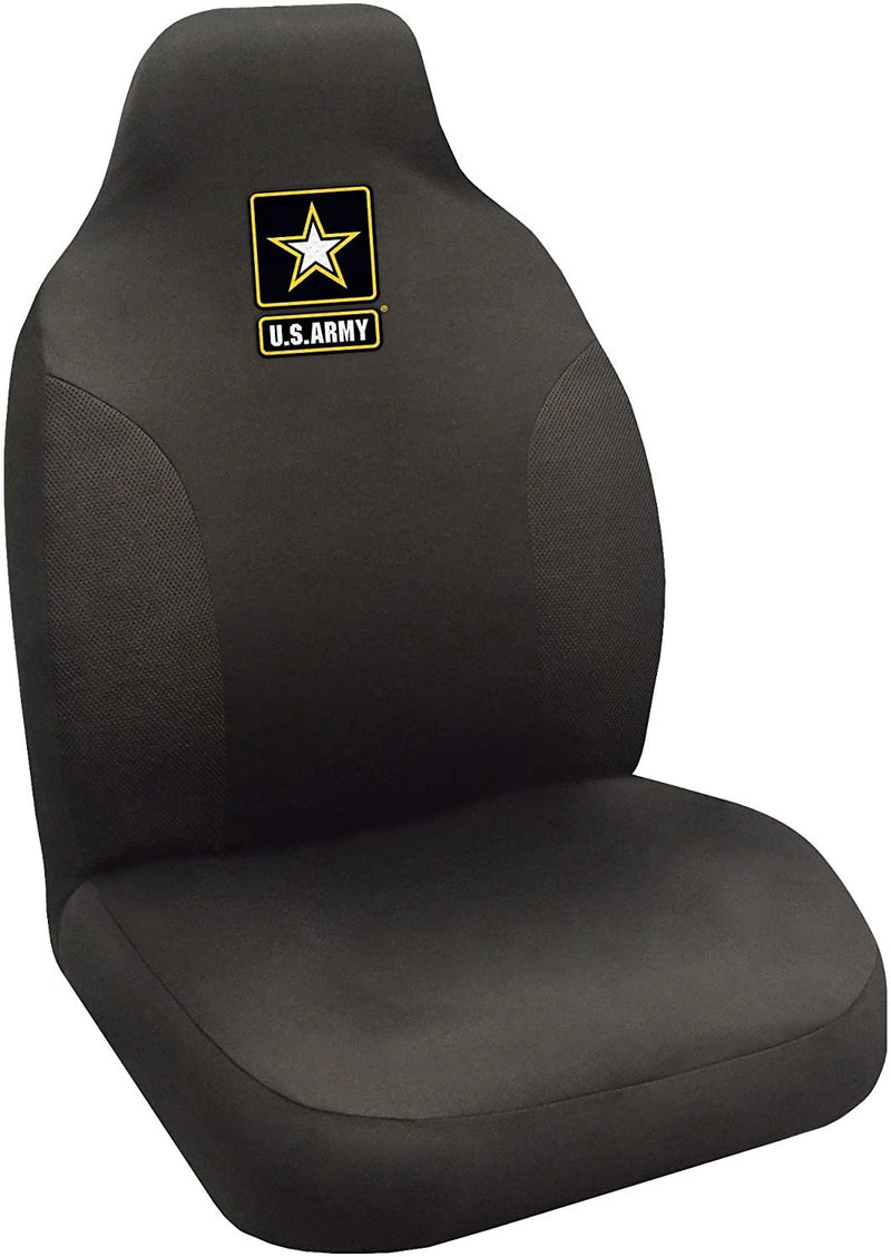 FANMATS - 15689 Military U.S. Army Seat Cover, 20" x 48"/Small, Black