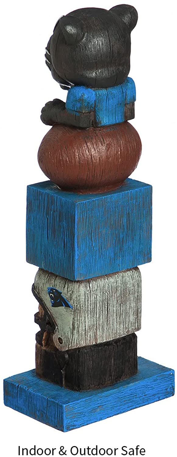 Carolina Panthers 16 Inch Tiki Totem Garden Statue Resin Outdoor Decoration