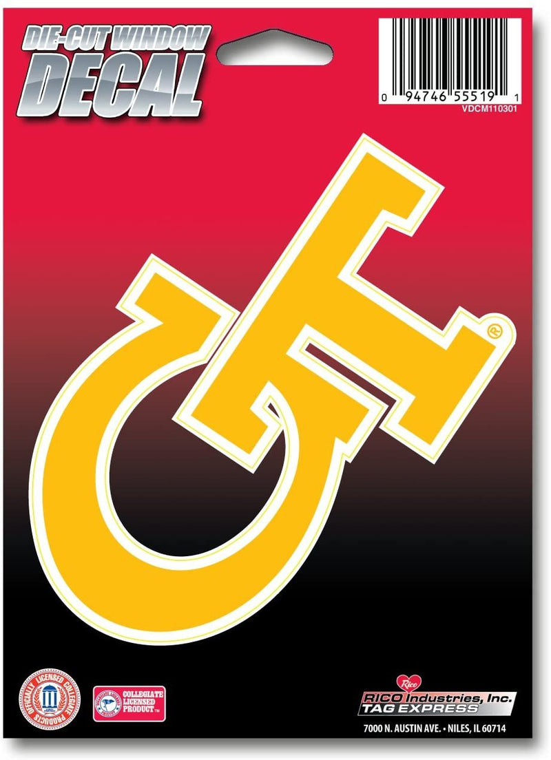 Georgia Tech Yellow Jackets Die-Cut Window Decal