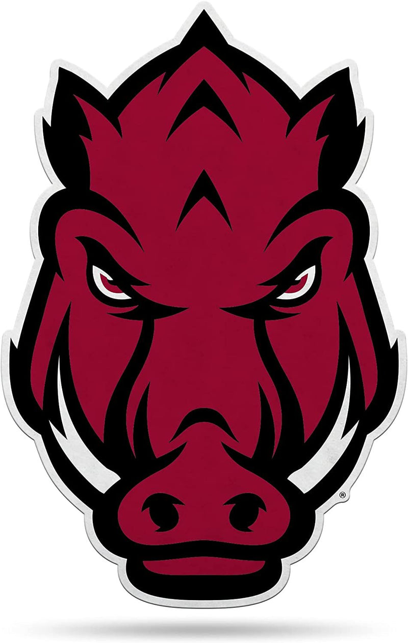 University of Arkansas Razorbacks Soft Felt Pennant, Mascot Design, Shape Cut, 18 Inch, Easy To Hang