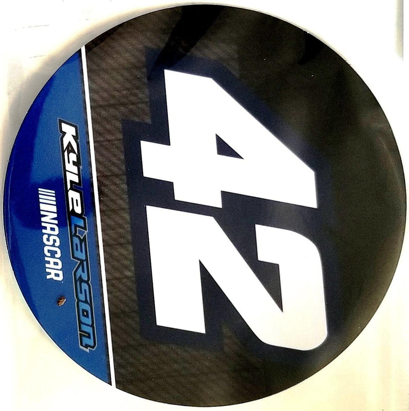 Kyle Larson #42 Magnet RR 4" Round Vinyl Auto Home Heavy Duty Racing