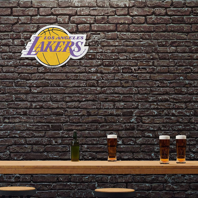 Los Angeles Lakers Soft Felt Pennant, Retro Design, 18 Inch