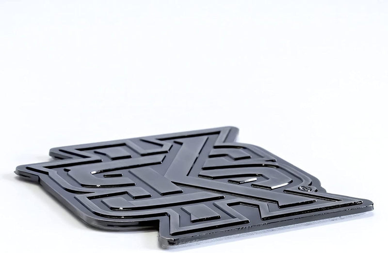 Alabama A&M University Bulldogs Premium Solid Metal Raised Auto Emblem, Antique Nickel Finish, Shape Cut, Adhesive Backing