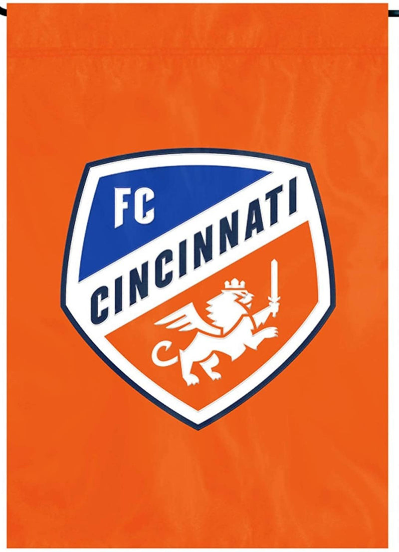 FC Cincinnati Premium Garden Flag Banner, Embroidered, 13x18 Inch