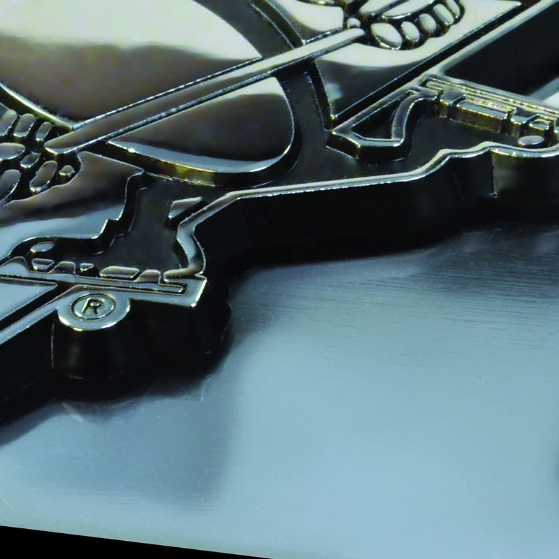 Illinois Illini Solid Metal Hitch Cover with Metal Emblem 2 Inch Square Type III University of