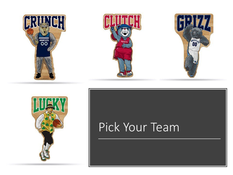 Memphis Grizzlies 18" Mascot Shape Pennant Soft Felt