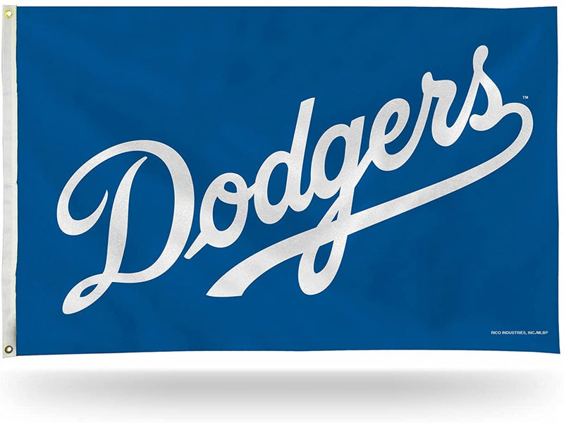 Los Angeles Dodgers 3x5 Feet Premium Flag Banner, Metal Grommets, Outdoor Indoor Use, Single Sided