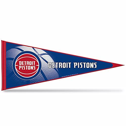 Detroit Pistons Pennant 12x30 Inch Soft Felt