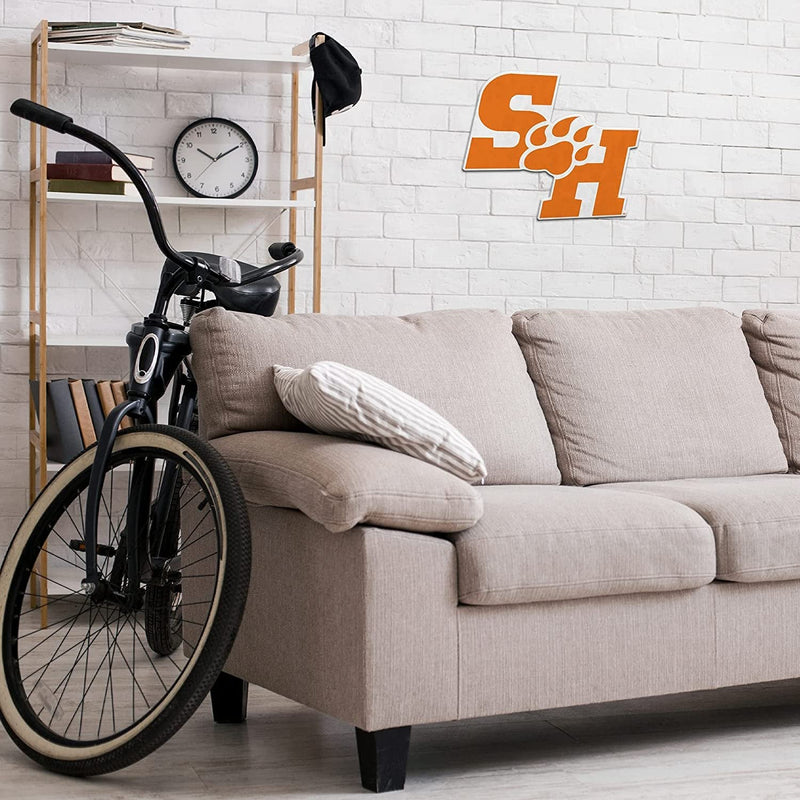 Rico Industries NCAA Sam Houston State Bearkats Primary Logo Shape Cut Pennant