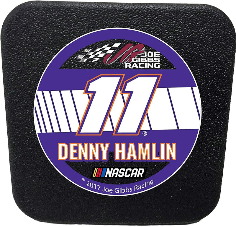 Denny Hamlin #11 Rigid Plastic Hitch Cover Plug Bumper Trailer Auto Racing