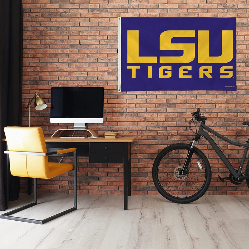 Louisiana State University Tigers LSU 3x5 Flag Banner Metal Grommets Outdoor Indoor