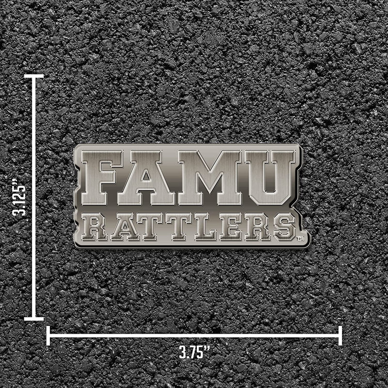 Florida A&M University Rattlers FAMU Auto Emblem Solid Metal Antique Style