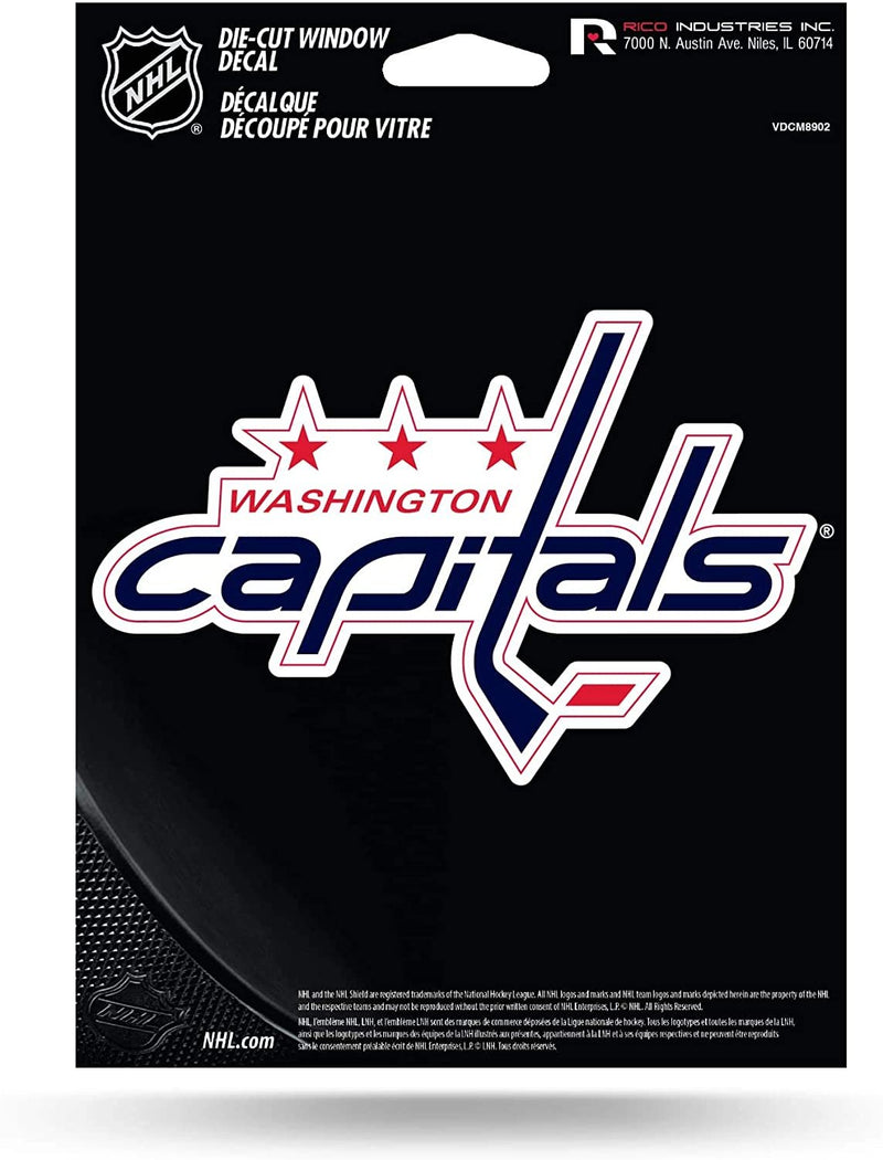 Rico Industries NHL Washington Capitals Die Cut Vinyl Decal