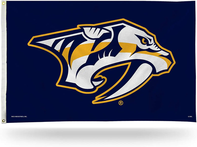 Nashville Predators 3x5 Feet Premium Flag Banner with Metal Grommets Outdoor