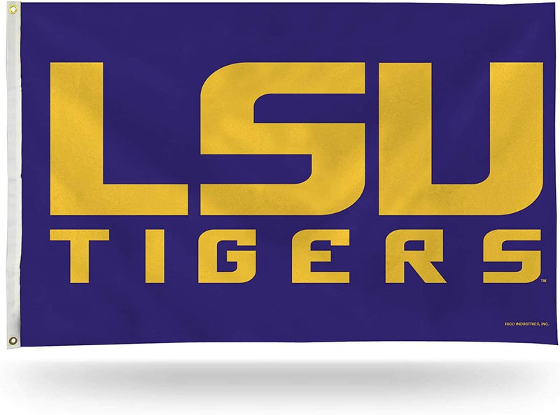 Louisiana State University Tigers LSU 3x5 Flag Banner Metal Grommets Outdoor Indoor