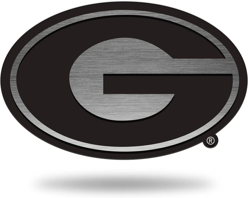 Grambling State University Tigers Premium Solid Metal Raised Auto Emblem, Antique Nickel Finish, Shape Cut, Adhesive Backing