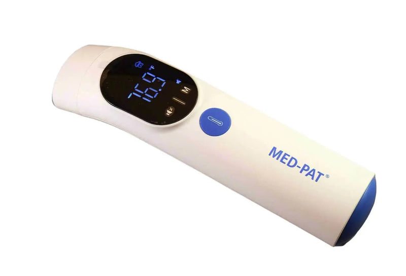 Med-Pat TH-1 Digital Infrared Thermometer | 4-in-1 Tympanic & Temporal Thermometer for Adults, Kids & Babies | Fast, Accurate & Easy